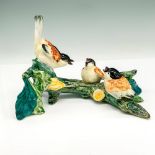 Stangl Pottery Bird Figurine, Chickadees on a Branch 3581