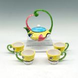 5pc Miniature Ceramic Teapot and Cups