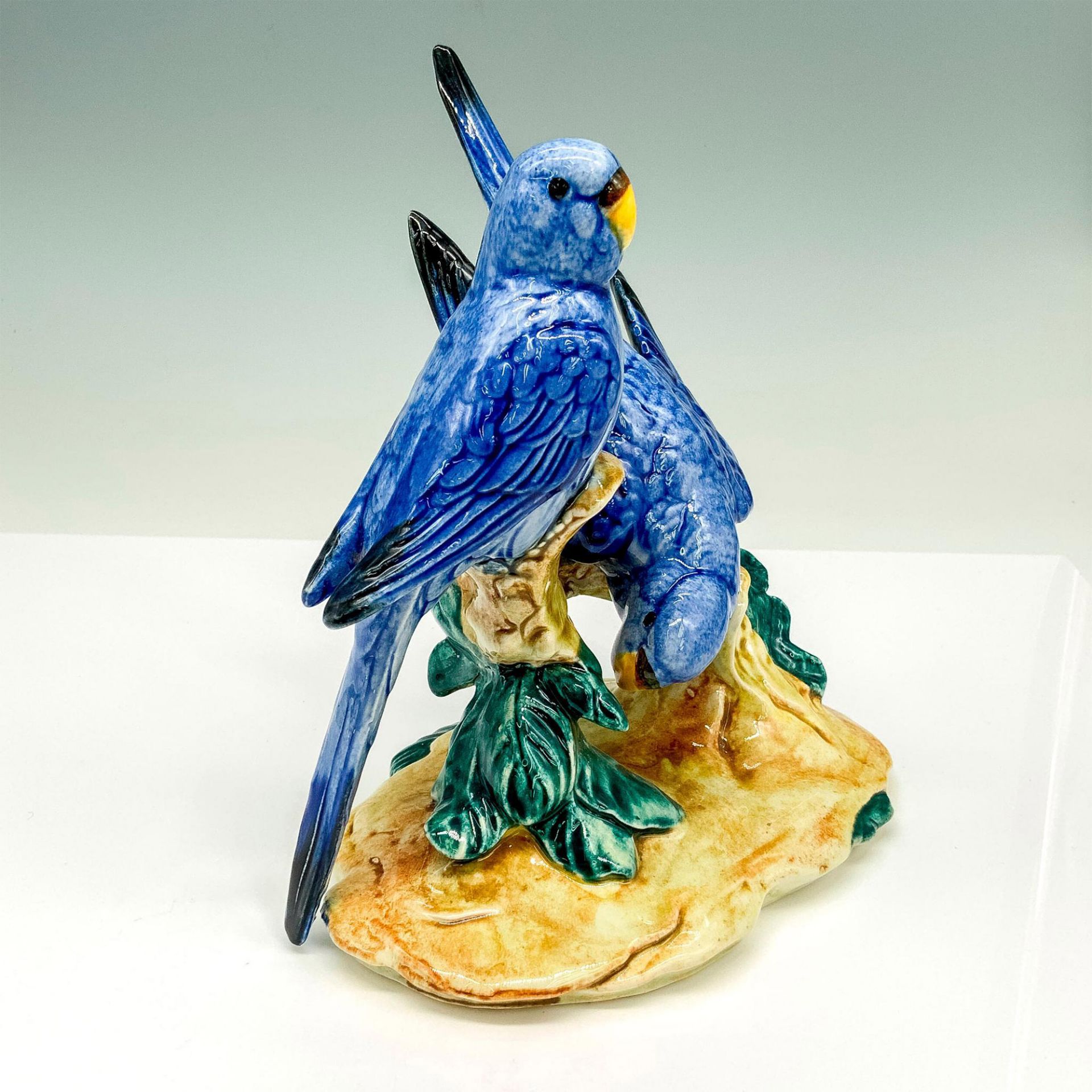 Stangl Pottery Bird Figurine, Double Blue Parakeets 3582 - Bild 2 aus 5