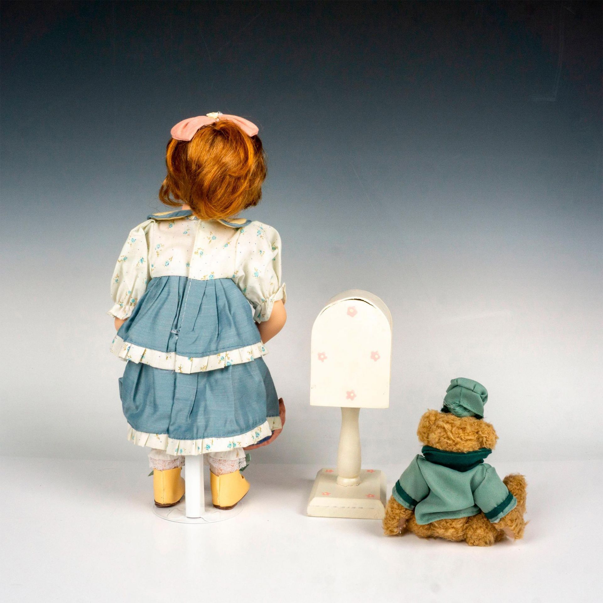 3pc Vintage Duck House Porcelain Heirloom Doll, Allison - Image 2 of 3