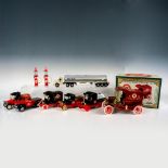 9pc Gasoline Company Truck Collection, Banks and Models