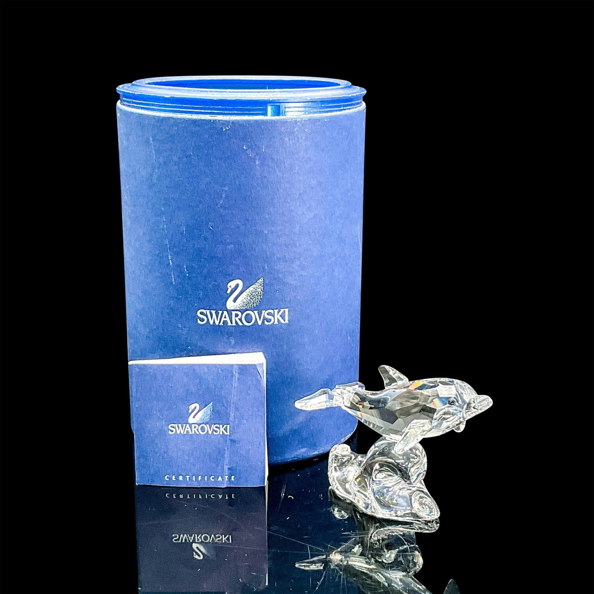 Swarovski Crystal Figurine, Baby Dolphin - Image 4 of 4