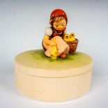 Goebel Hummel Lidded Box, Chick Girl