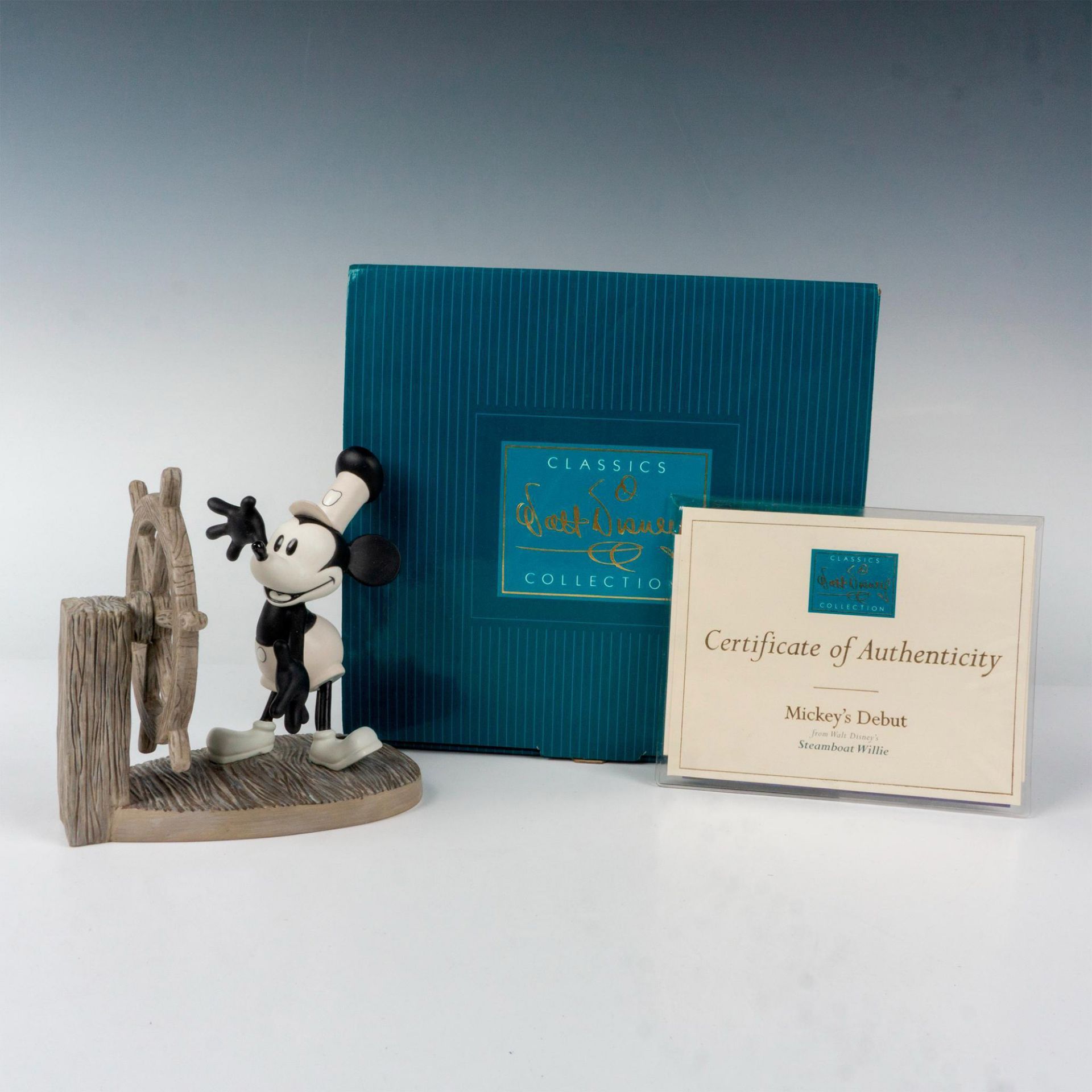 Walt Disney Classics Collection Figurine, Steamboat Willie - Image 4 of 4