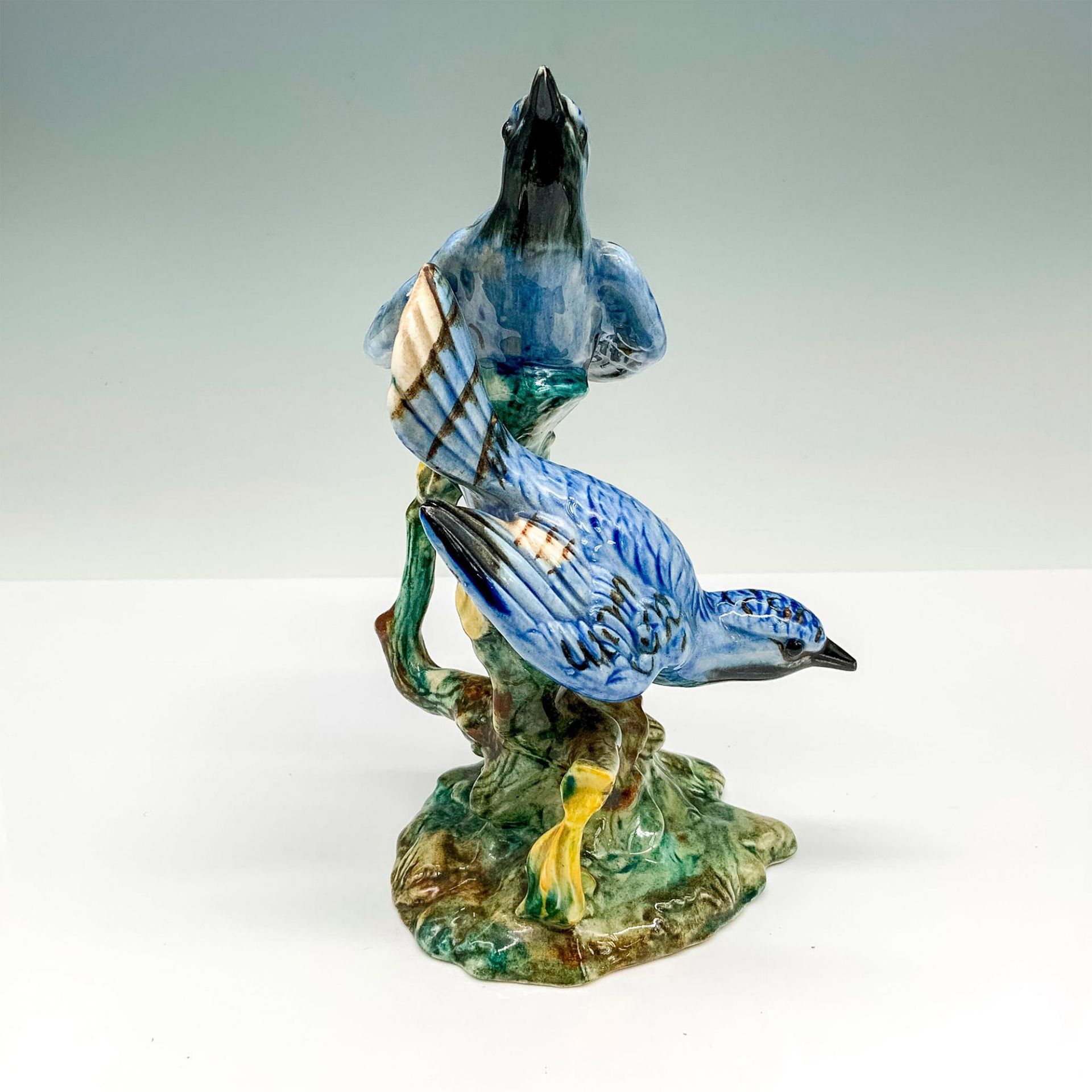 Stangl Pottery Bird Figurine, Double Blue Birds 3276D - Image 2 of 5