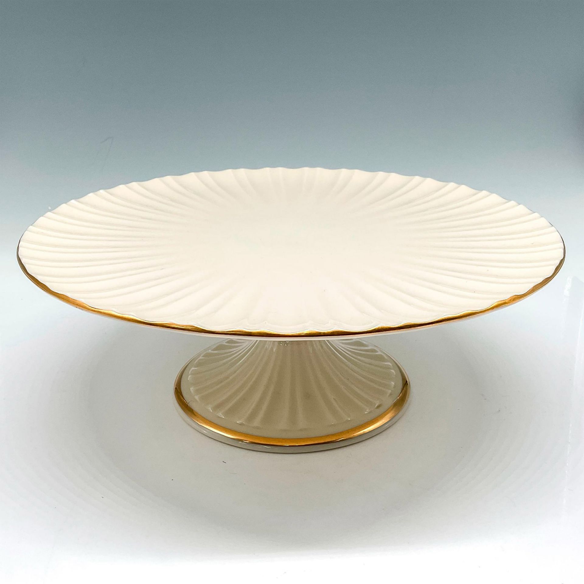Lenox Bone China Cake Stand with 24Kt Gold Accents
