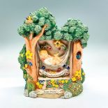 Goebel Hummel Porcelain Plaque and Resin Frame Music Box