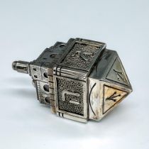 Jerusalem City Silverplated Dreidel