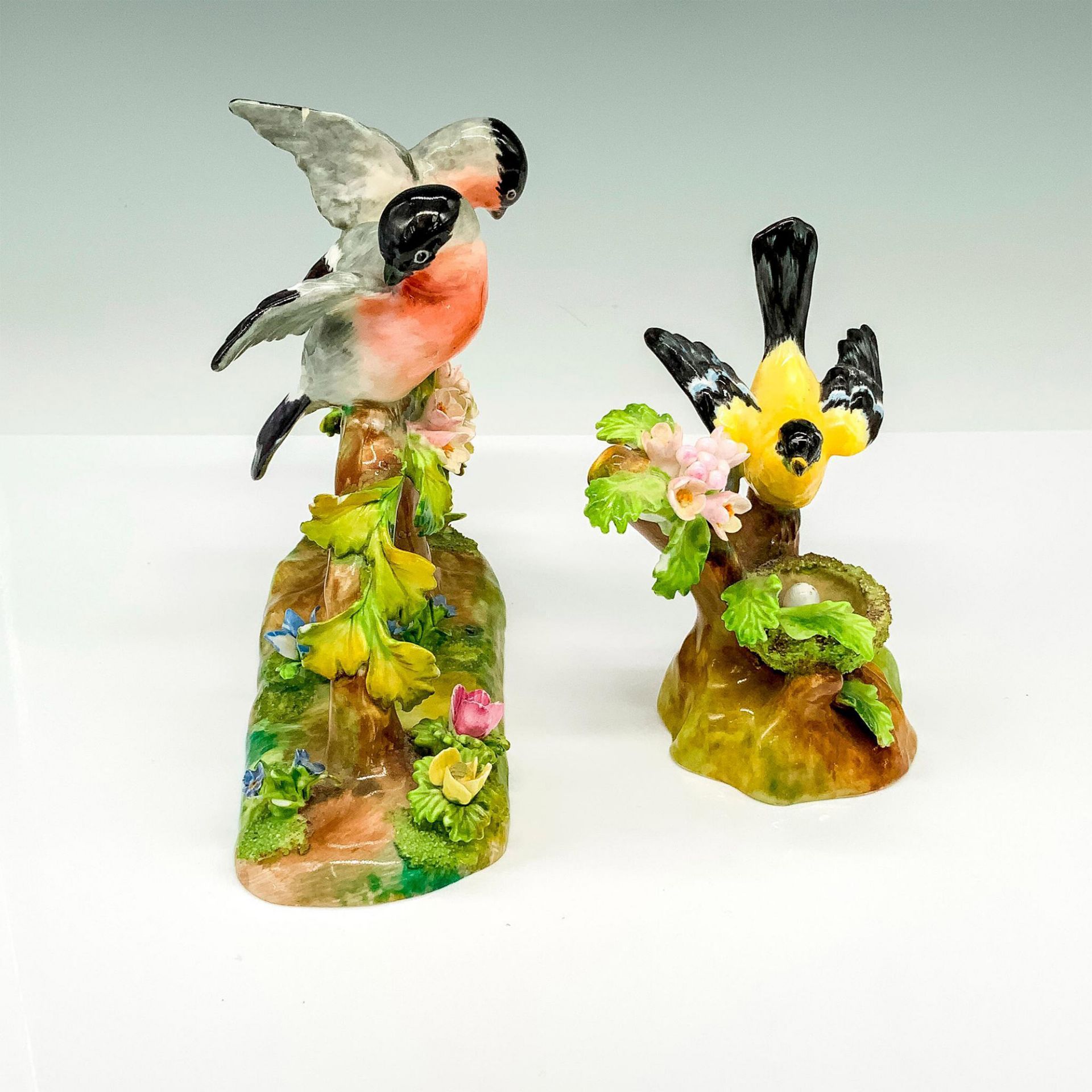 2pc J.T. Jones Porcelain Bird Figurines - Bild 4 aus 5