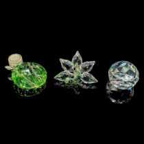 3pc Swarovski Crystal SCS Orchid, Paperweight + Suncatcher