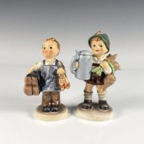 2pc Goebel Hummel Figurines, For Father, Boots