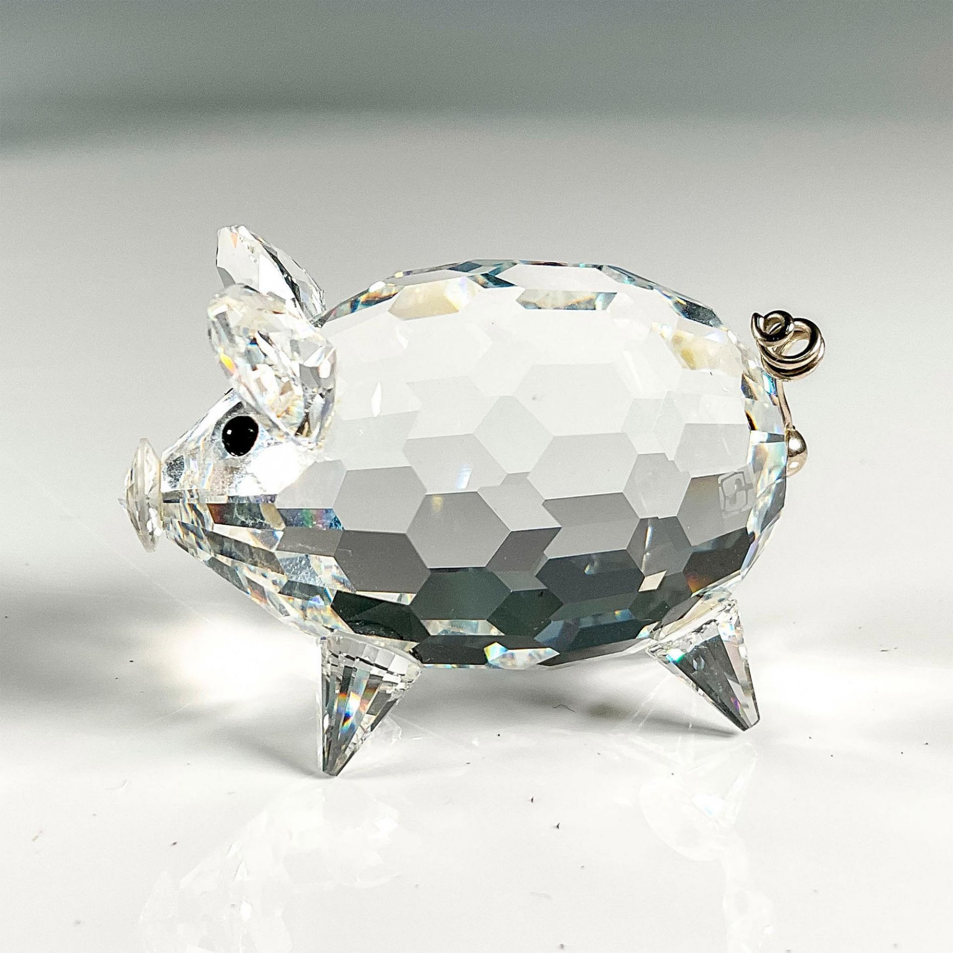 Swarovski Silver Crystal Figurine, Pig - Image 2 of 5