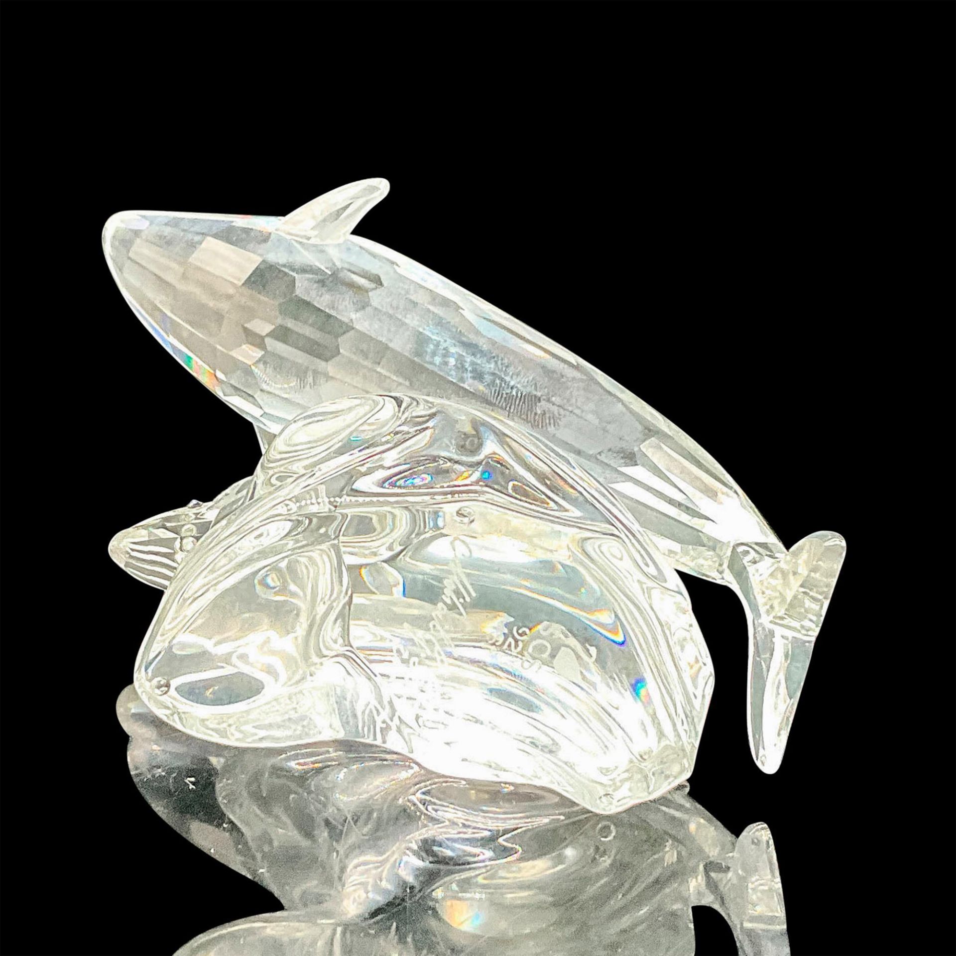 Swarovski SCS MSt 92 Crystal Figurine, Whales - Bild 3 aus 3