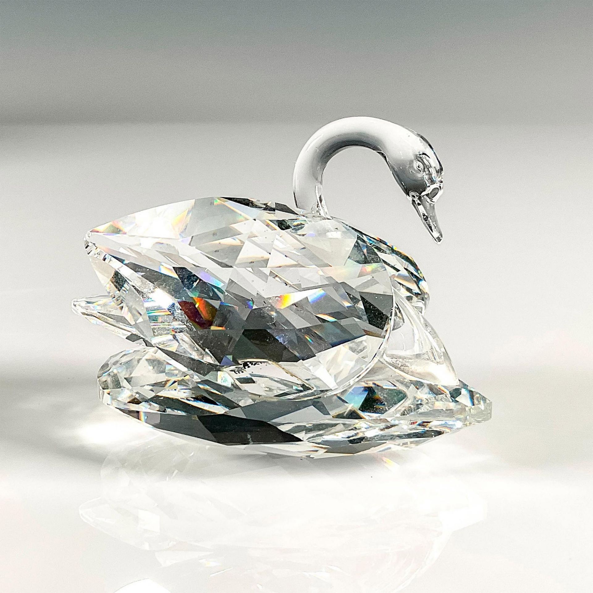 Swarovski Silver Crystal Figurine, Large Swan - Bild 2 aus 4