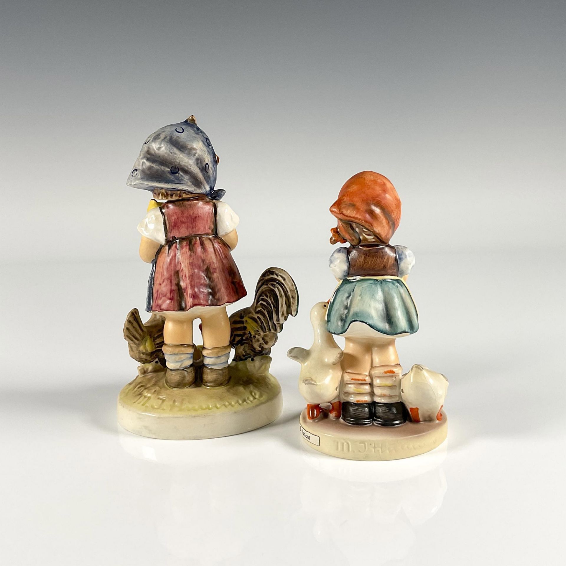 2pc Goebel Hummel Figurines, Be Patient, Feeding Time - Image 2 of 3