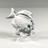 Swarovski Silver Crystal Figurine, Tang Fish Blue