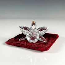 Swarovski Silver Crystal Figurine, Orchid Pink