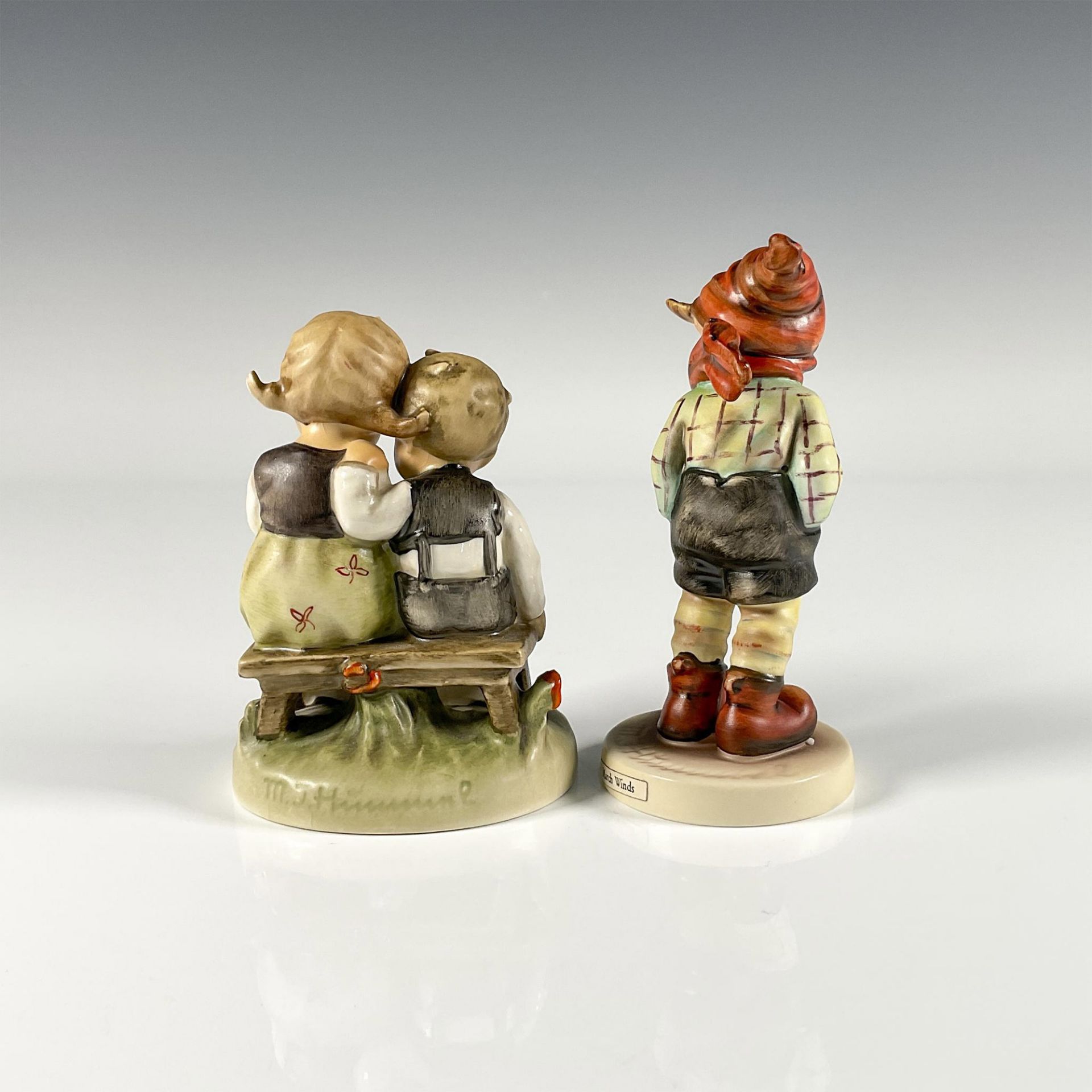 2pc Goebel Hummel Figurines, March Winds, Little Sister - Image 2 of 3