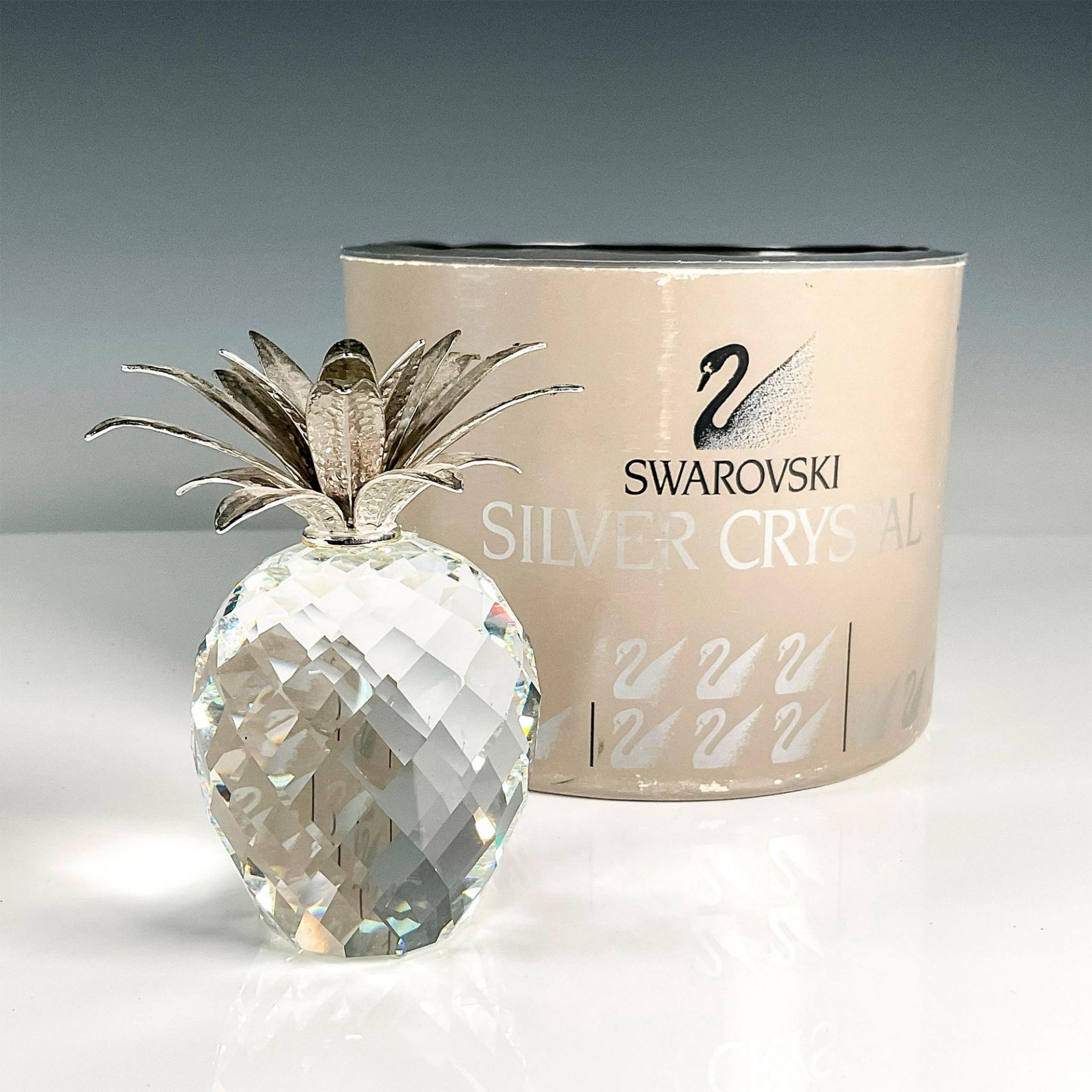 Swarovski Silver Crystal Figurine, Pineapple Large Rhodium - Image 4 of 4