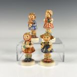 4pc Goebel Hummel Porcelain Figurines