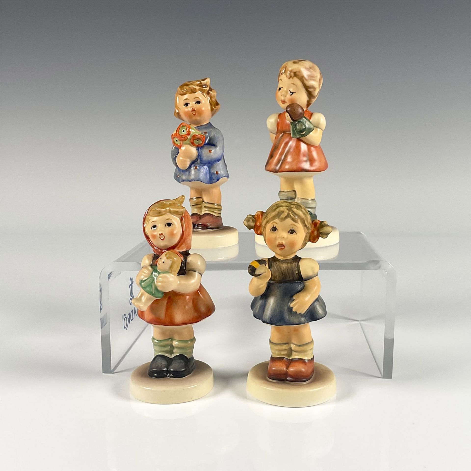 4pc Goebel Hummel Porcelain Figurines