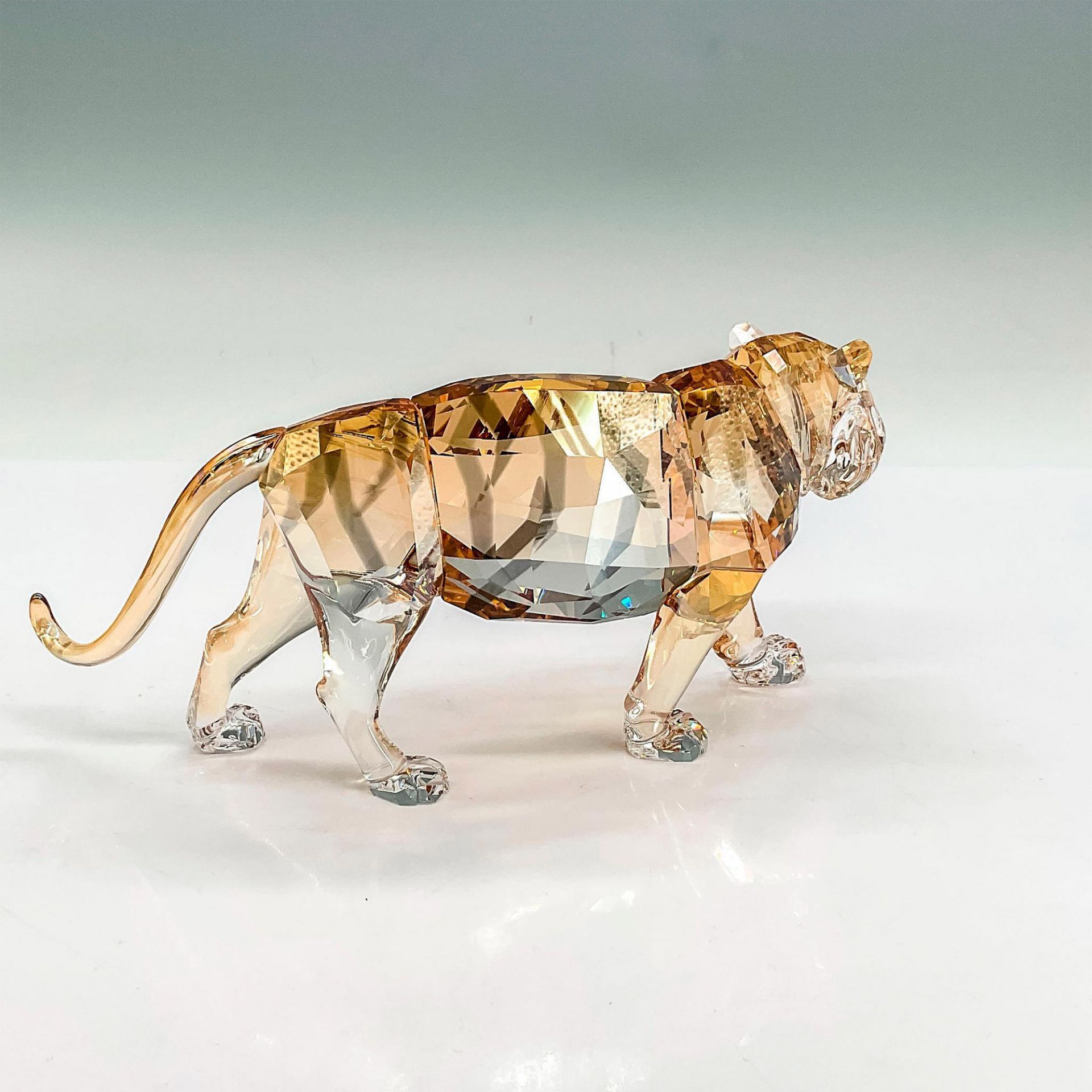 3pc Swarovski Crystal Figurines, Tiger and Cubs - Image 4 of 8