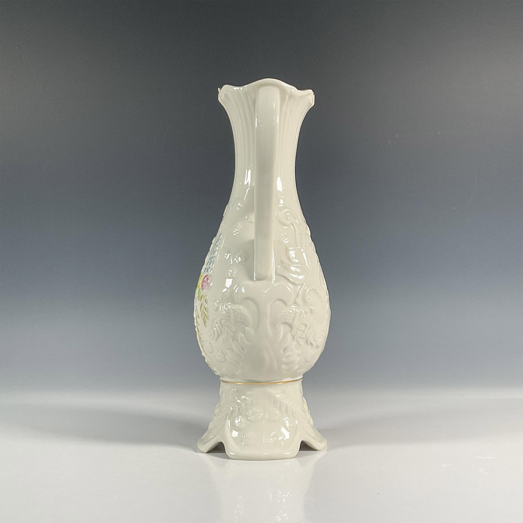 Belleek Pottery Porcelain Pitcher, Eros - Image 4 of 5