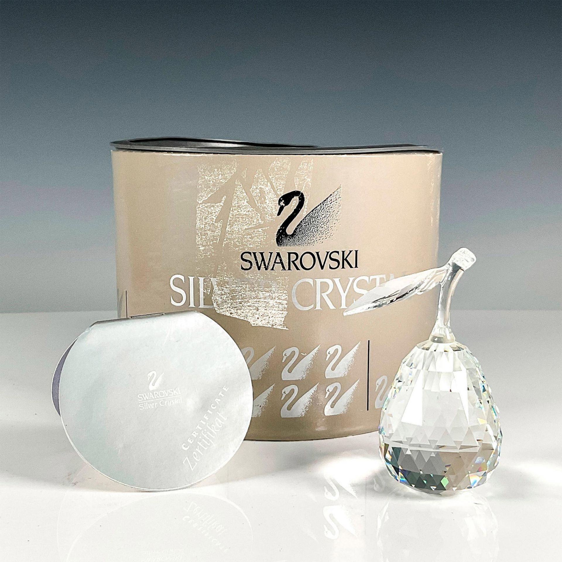 Swarovski Silver Crystal Figurine, Pear - Image 4 of 4