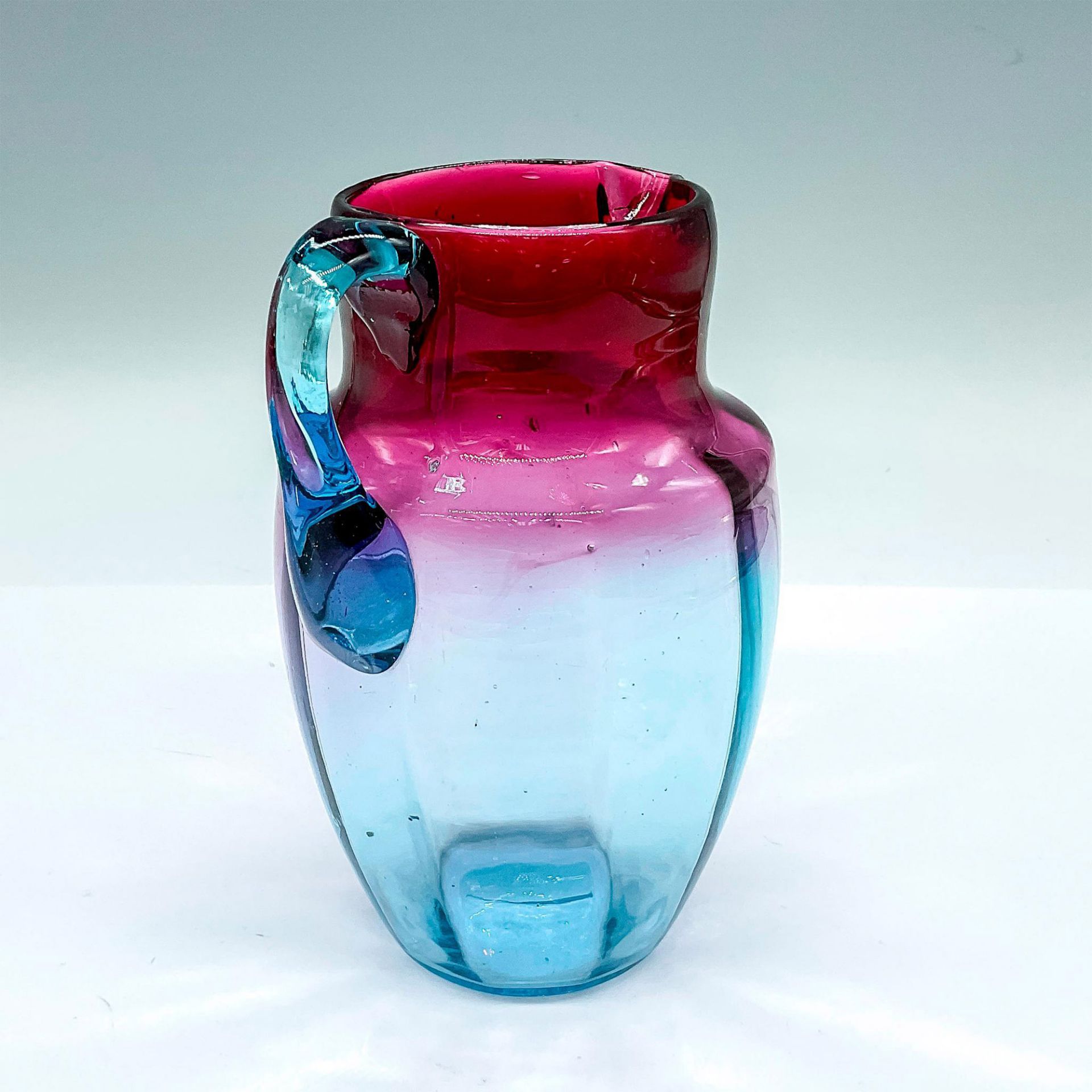 Vintage Ombre Glass Pitcher - Image 2 of 3
