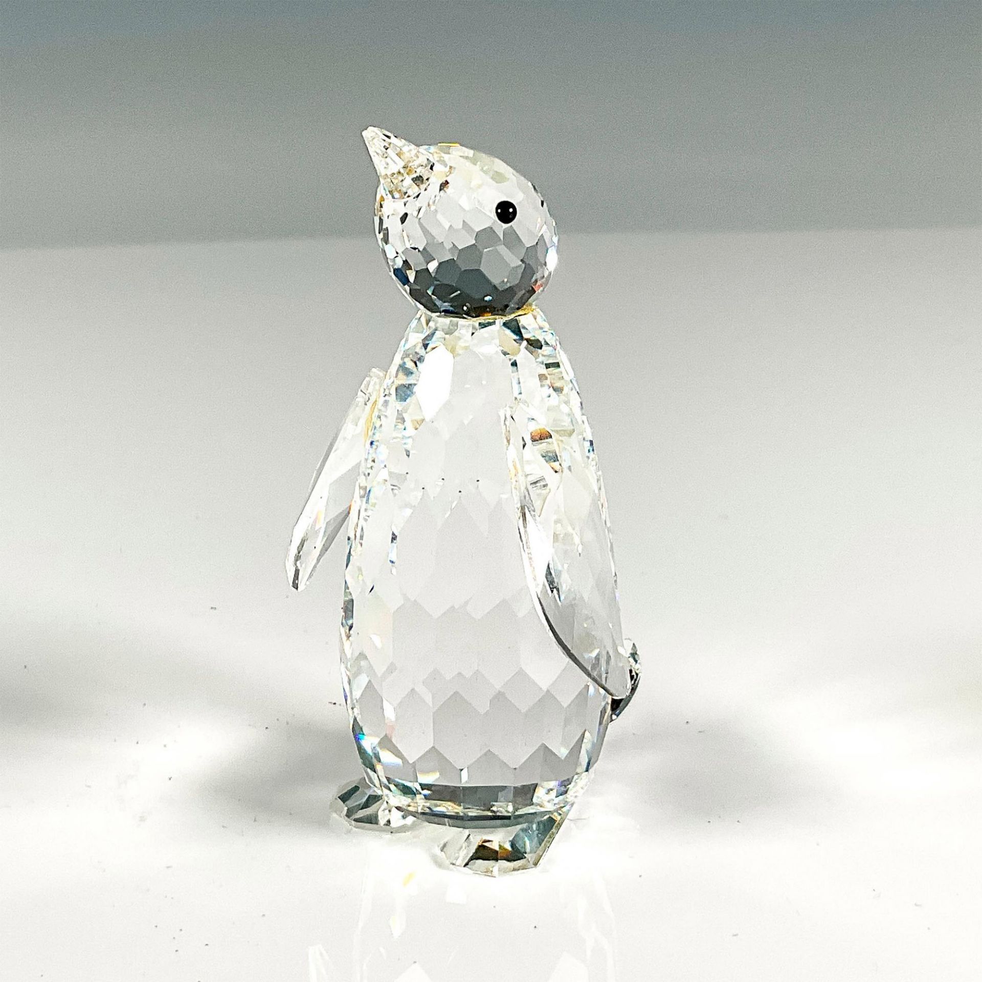 Swarovski Silver Crystal Figurine, Penguin Large