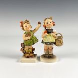 2pc Goebel Hummel Figurines, Sister, Spring Cheer