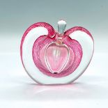 Art Studio Glass Heart Shaped Perfume Bottle