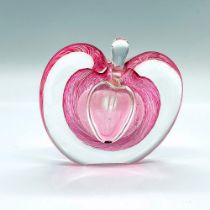 Art Studio Glass Heart Shaped Perfume Bottle