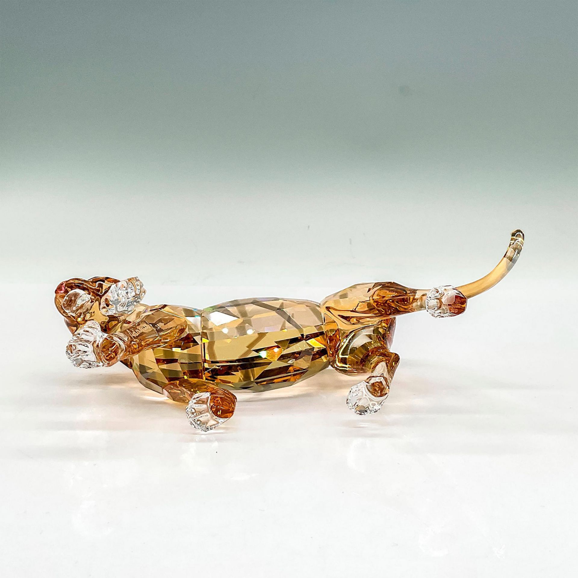 3pc Swarovski Crystal Figurines, Tiger and Cubs - Image 7 of 8