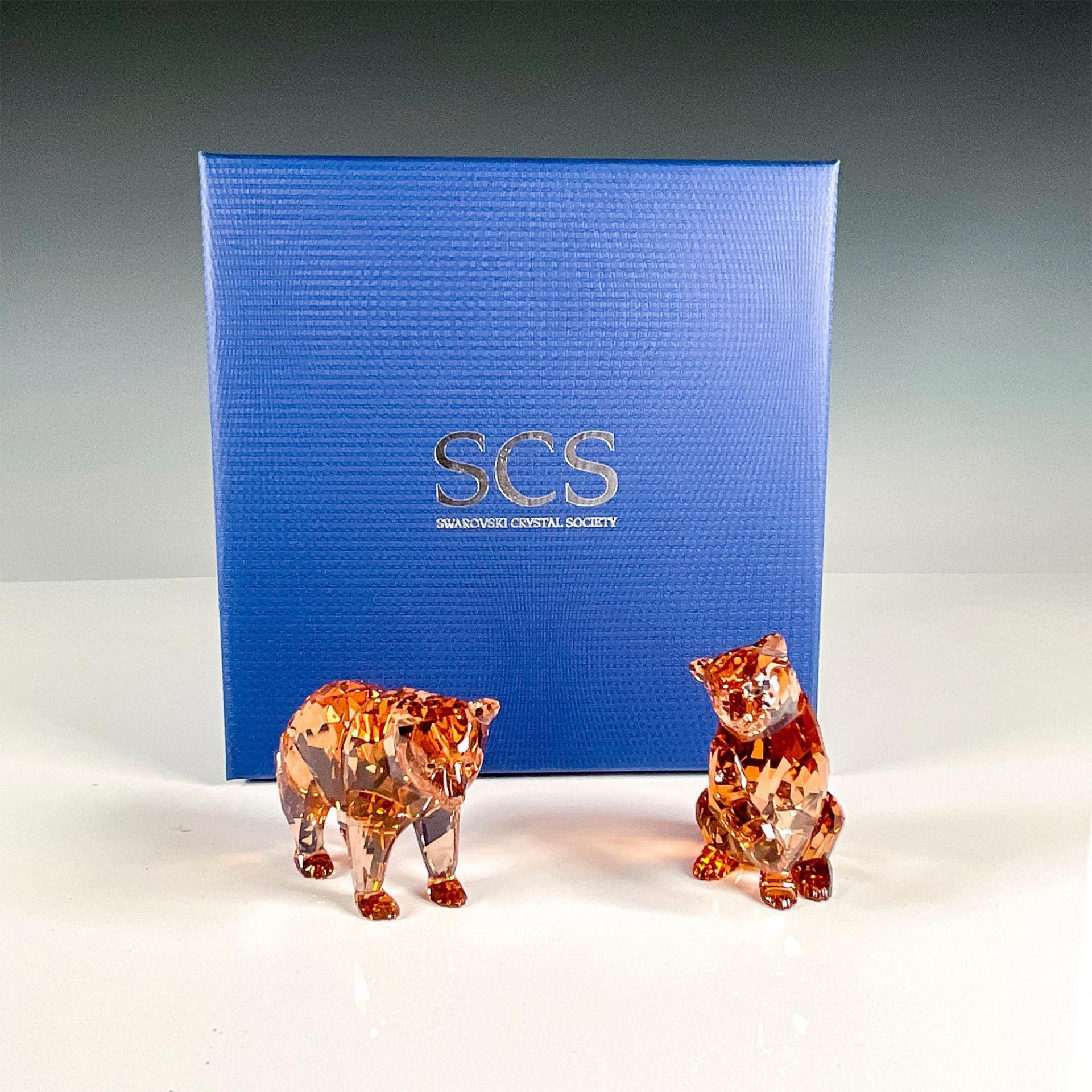 Swarovski Crystal Figurine, Bear Cubs - Image 4 of 4