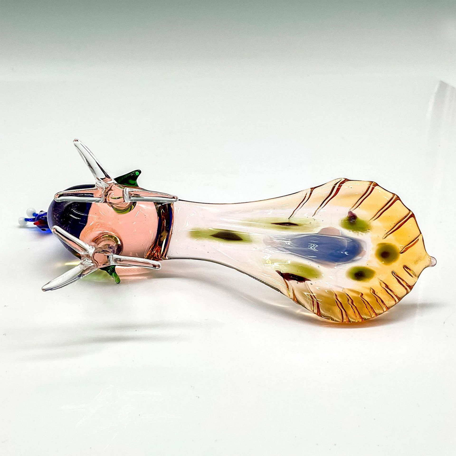Collectible Art Glass Figurine, Peacock - Bild 3 aus 3