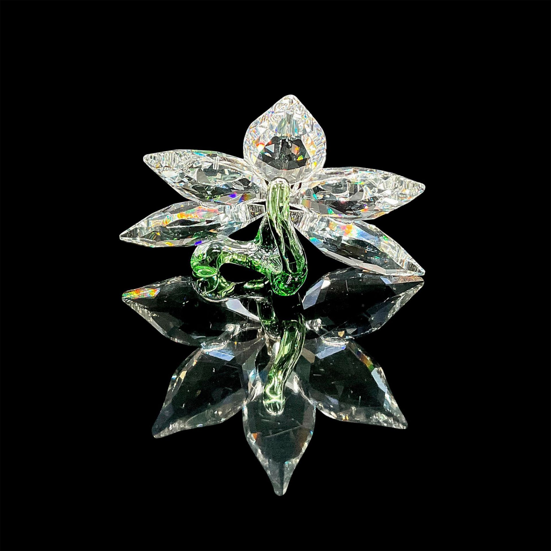 3pc Swarovski Crystal SCS Orchid, Paperweight + Suncatcher - Image 3 of 8
