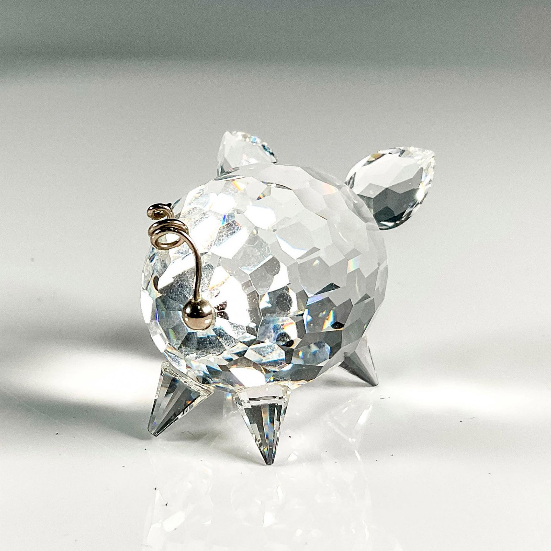 Swarovski Silver Crystal Figurine, Pig - Image 3 of 5