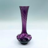 Vintage Glassy Amethyst Bud Vase