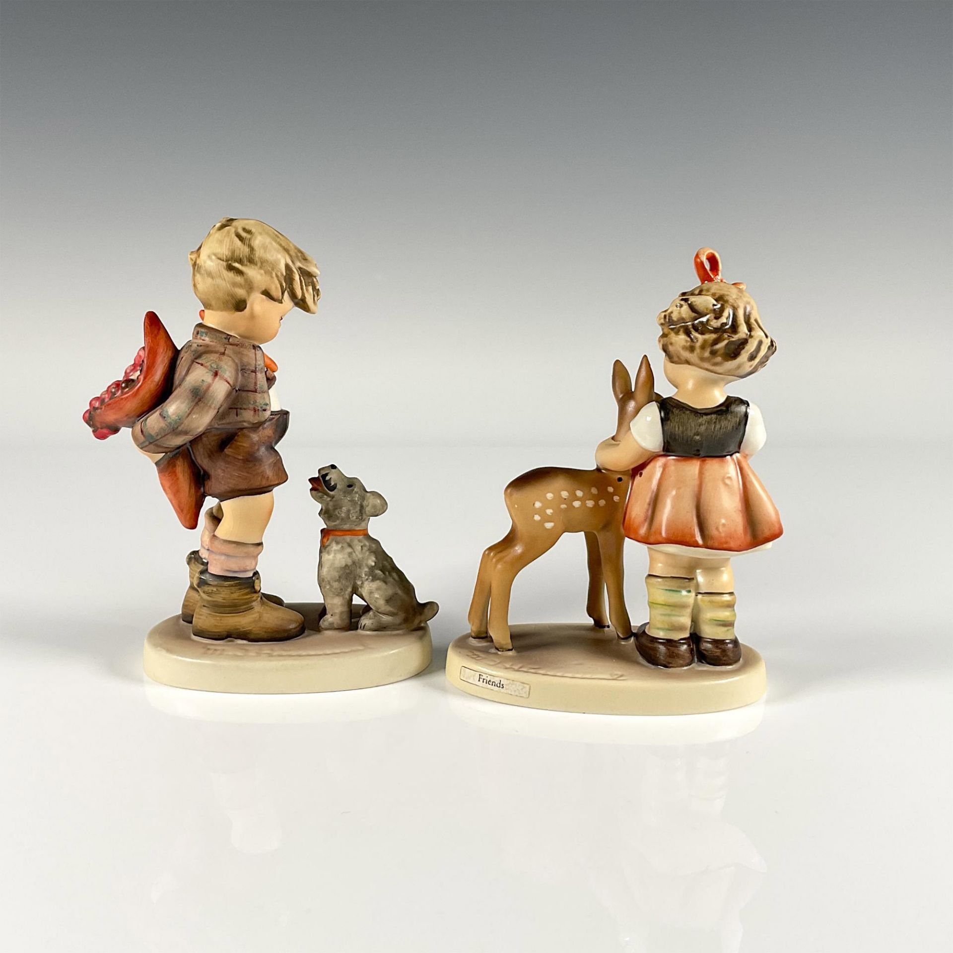2pc Goebel Hummel Figurines, Friends, Not For You - Image 2 of 3