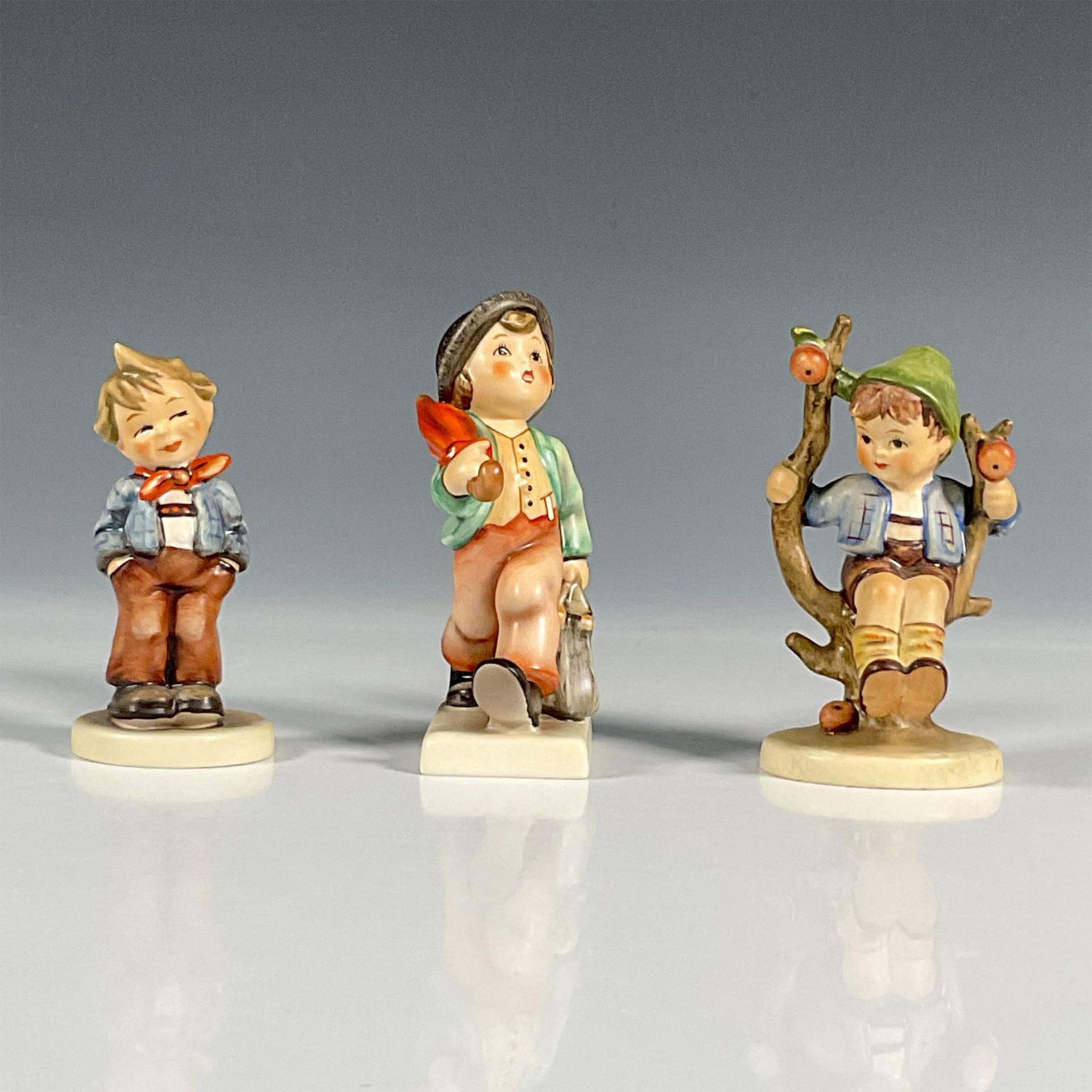 3pc Goebel Hummel Porcelain Figurines