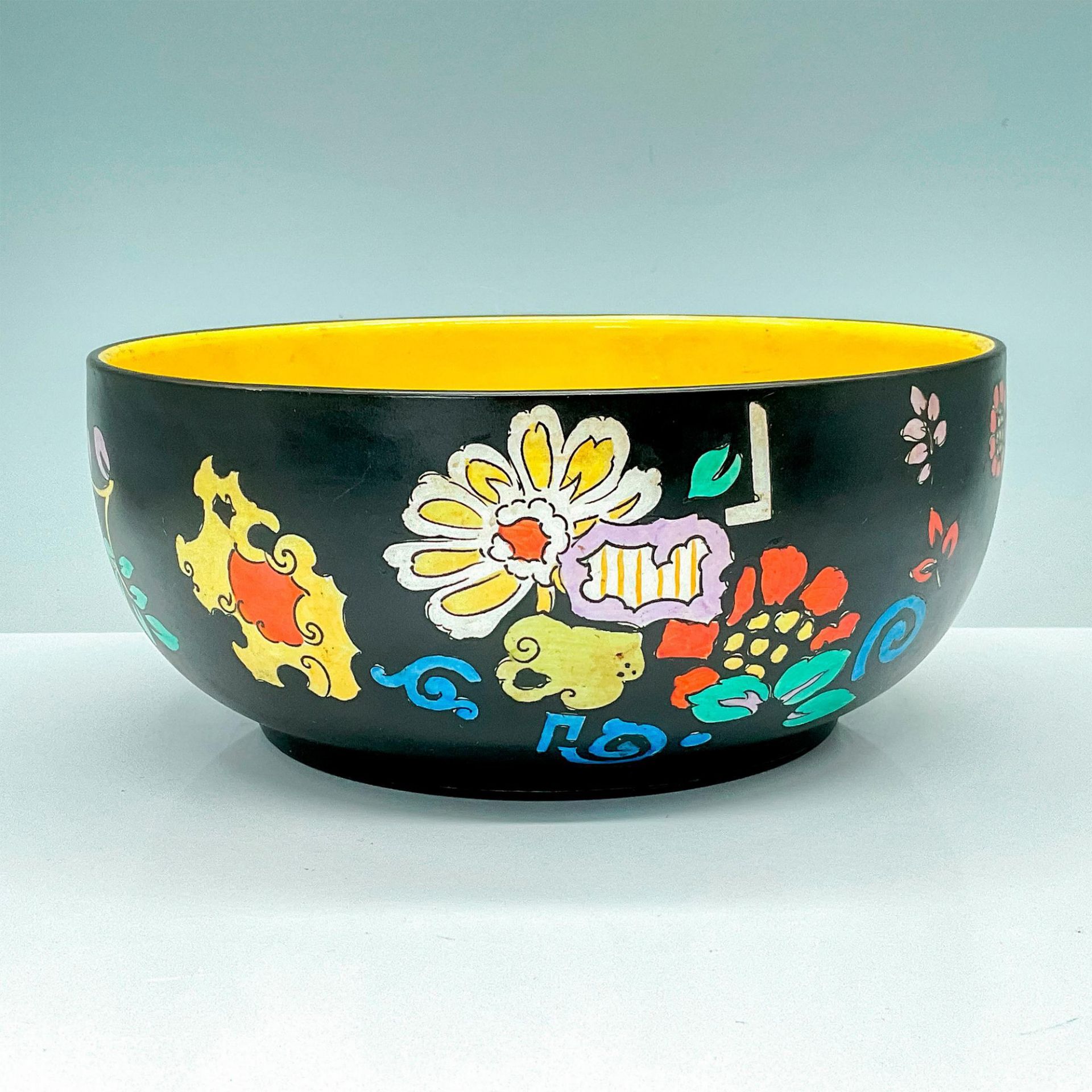 Coronet Art Pottery Bowl Black