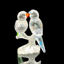 Swarovski Crystal Figurine, Budgies