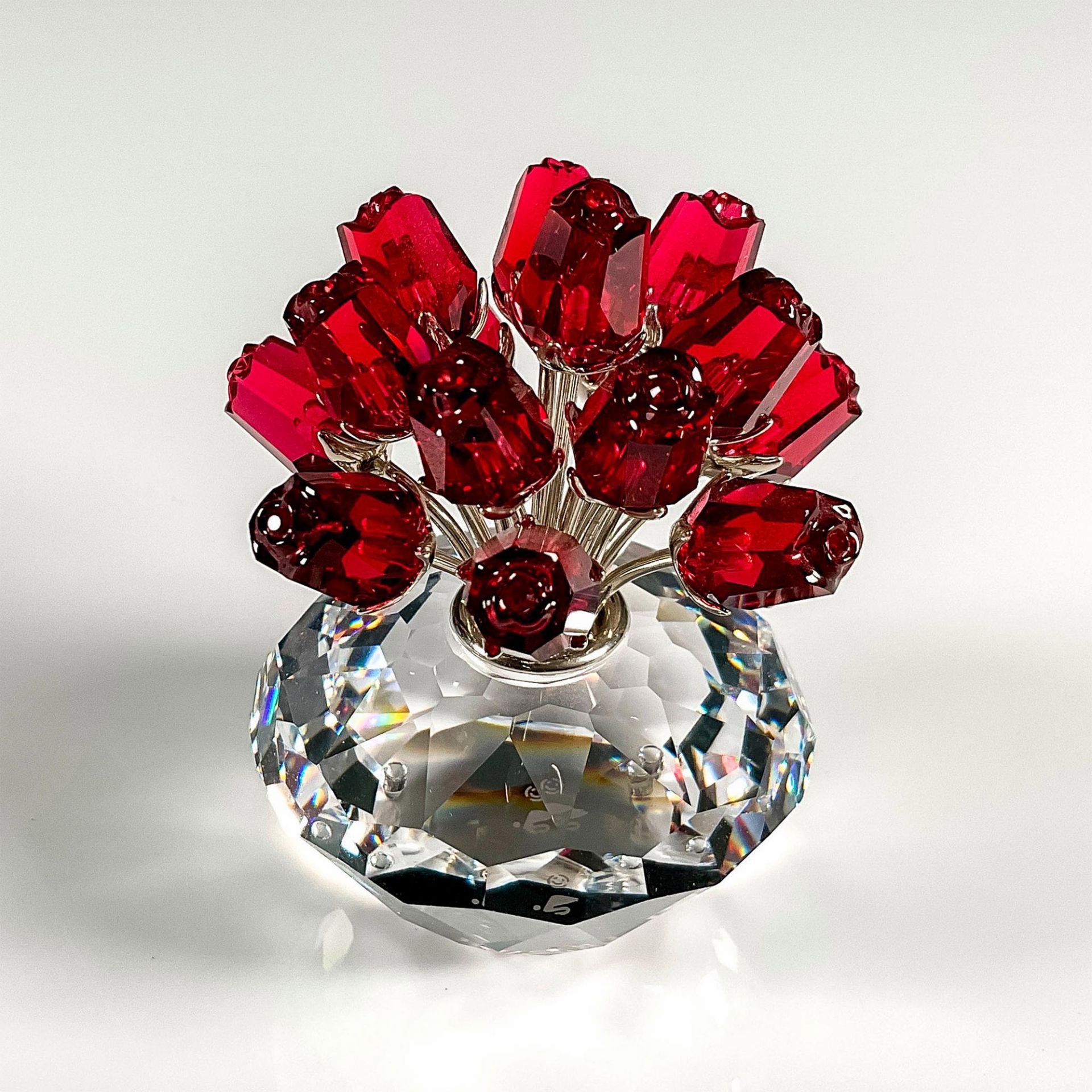Swarovski Crystal Figurine, Vase of Roses - Image 2 of 4