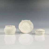 3pc Belleek Porcelain Collector Society Collectibles