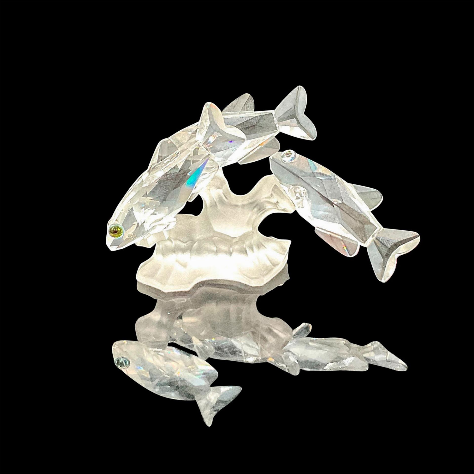 Swarovski Silver Crystal Figurine, 3 South Sea Fish