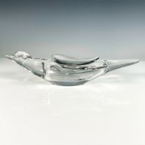 Art Vannes French Crystal Bird Shaped Bowl