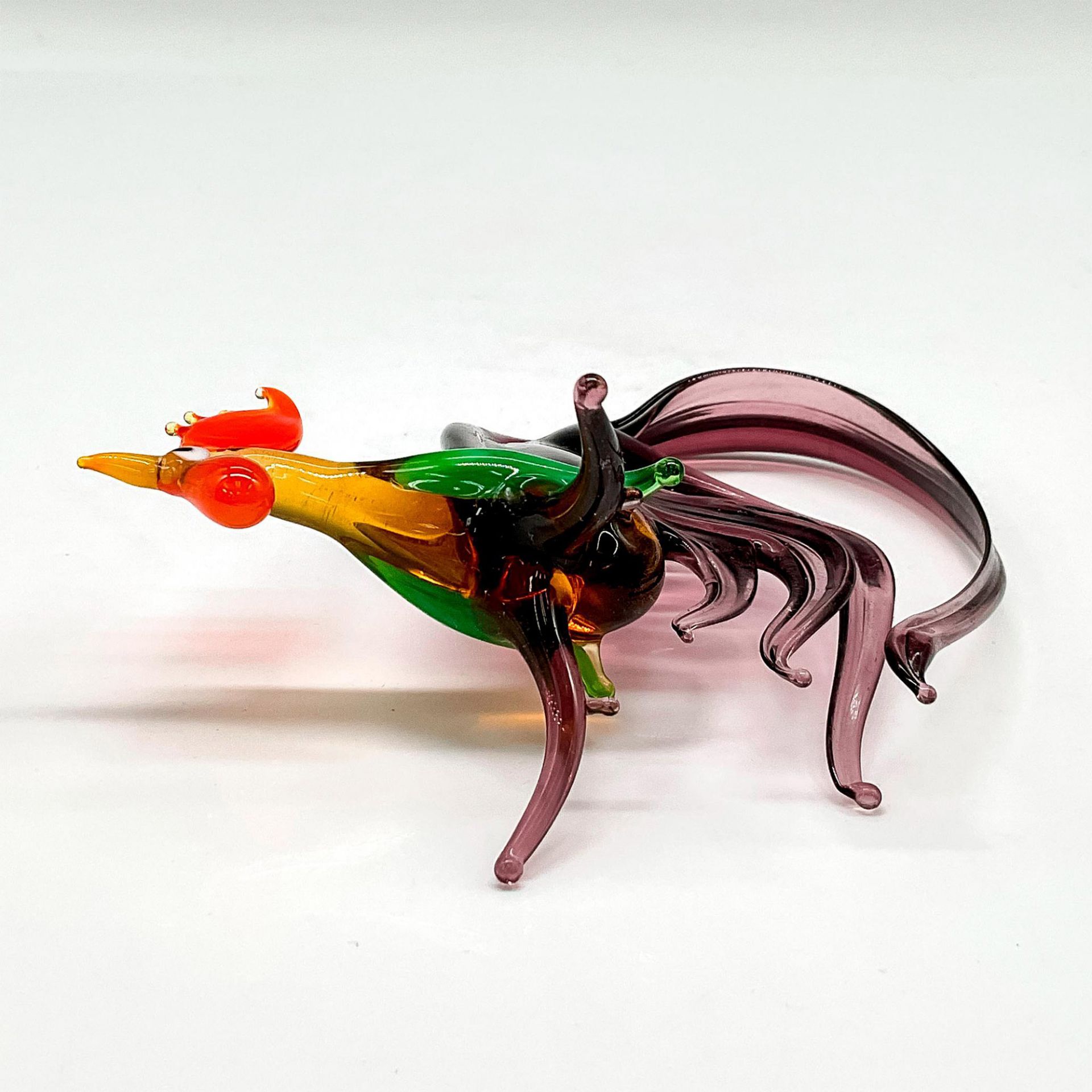 Hand-Blown Art Glass Figurine, Rooster - Image 3 of 3
