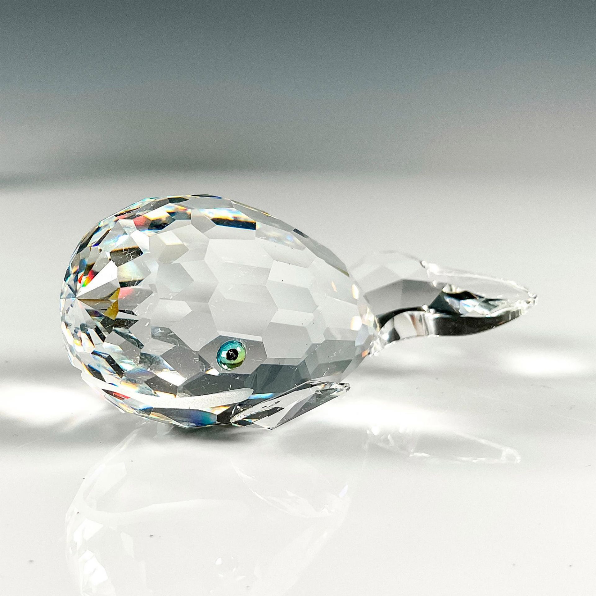 Swarovski Silver Crystal Figurine, Whale - Image 2 of 4