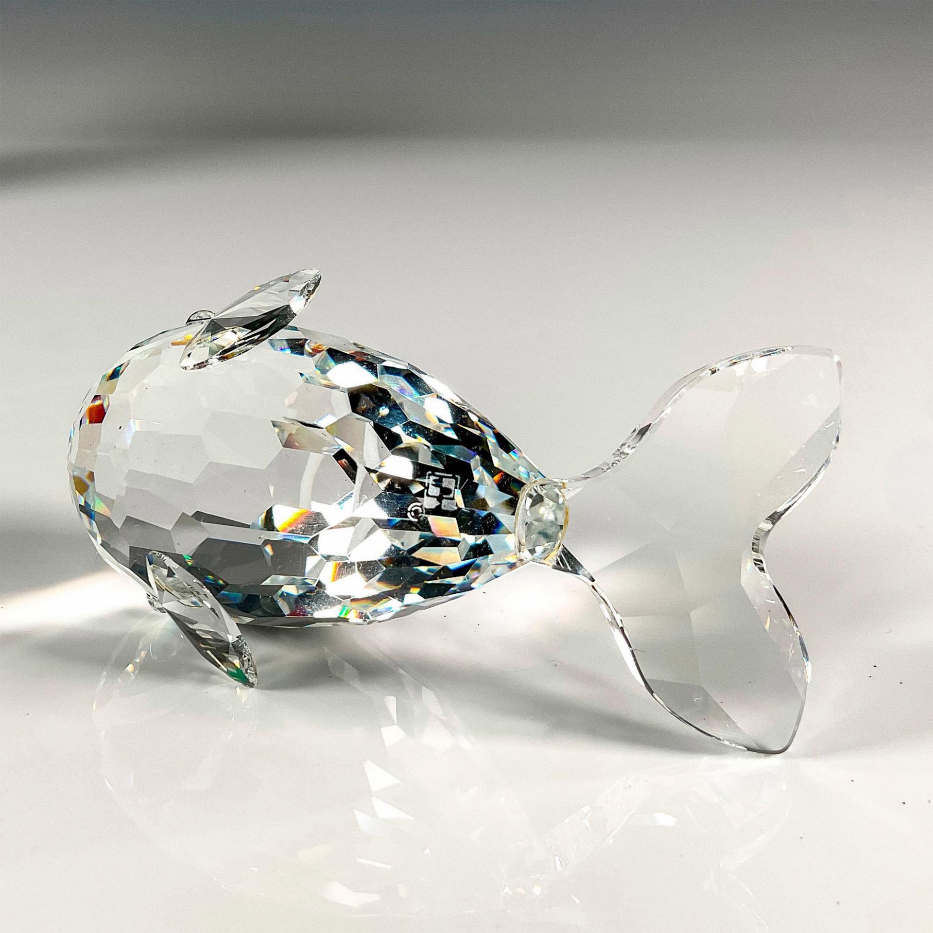 Swarovski Silver Crystal Figurine, Whale - Image 3 of 4